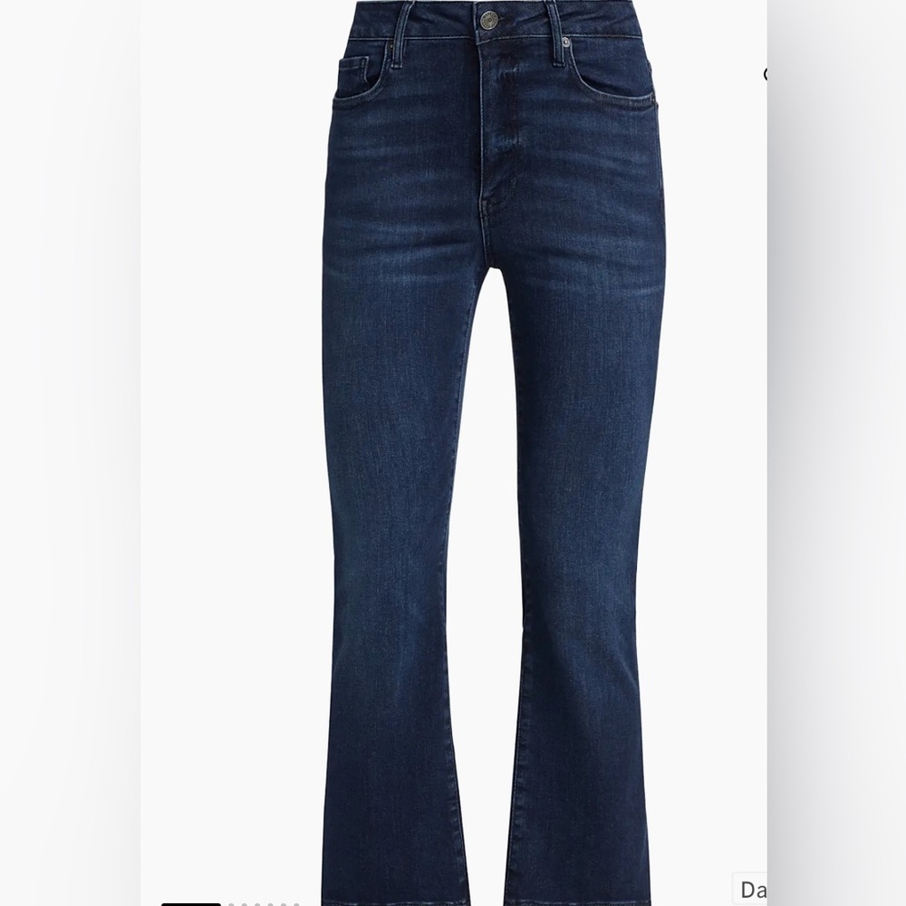 Frame Le Crop mini boot Denim Women's Dark Blue Skinny Jeans